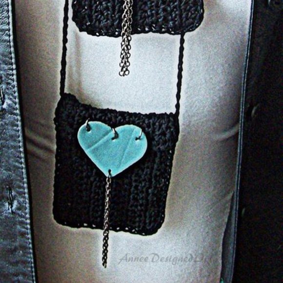 Hand Designed -Crochet Tiny Purse - Picture 2 of 4